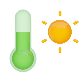 normal temperature 3D Illustration png