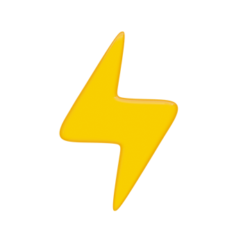 lightning 3D Illustration png