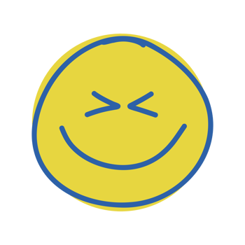 Wink smile emoji illustration png