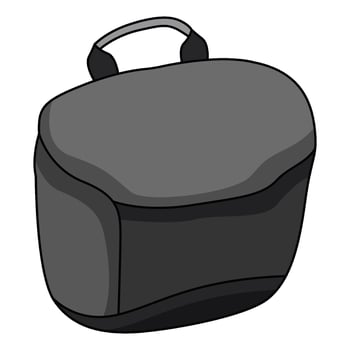 illustration of Camera Bag vector