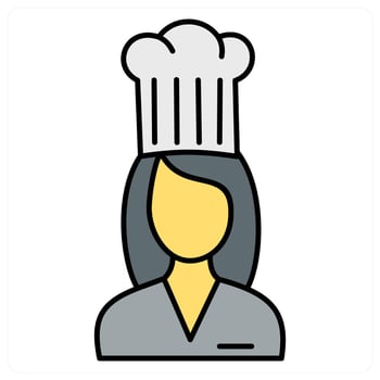Chef and cook icon concept vector