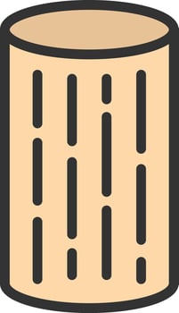 Cork icon image. Suitable for mobile apps, web apps and print media. vector