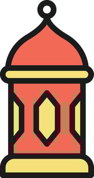 Lantern icon image. Suitable for mobile apps, web apps and print media. vector