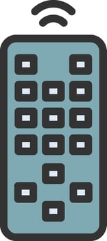 Remote Control icon image. Suitable for mobile apps, web apps and print media. vector