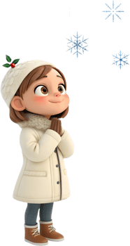 Radiant Christmas Girls Bringing Festive Charm to Holiday Projects. . png
