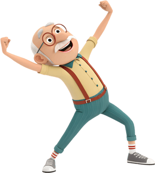 Proud Male Worker in Labor Day Celebration Clipart Design. . png