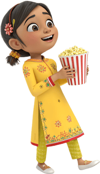 Beautiful Girls Celebrating Lohri in Colorful Attire Clipart. . png