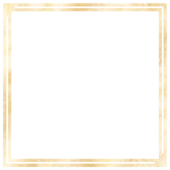 Shimmery golden square border png