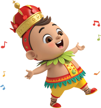 Happy Baby King Momo in Rio Carnival Attire. . png