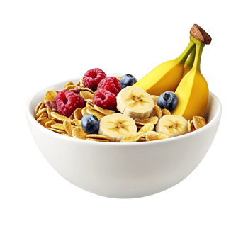 Fresh Fruit Bowl with Mixed Berries png