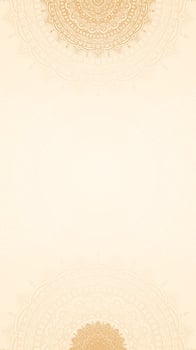 Simple Elegant Detailed Mandala Texture Design in Vertical Soft Cream Beige Background vector