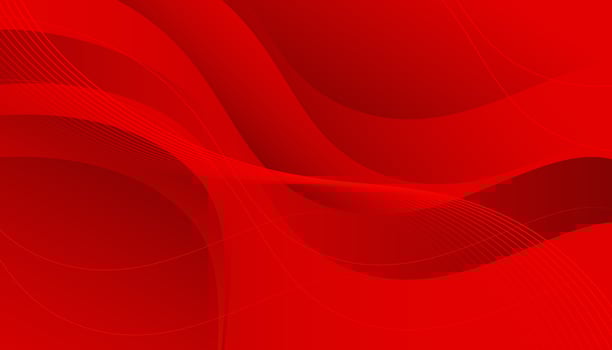 abstract red wavy background vector