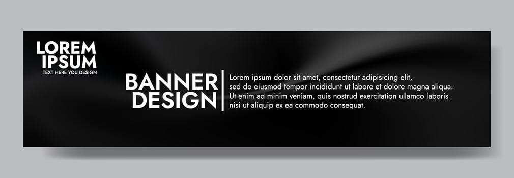 Elegant Black Background Template Modern, Minimalist, and Clean vector