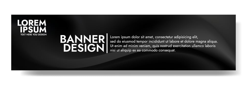 Elegant Black Wave Background Template vector