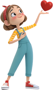 Adorable Girl Posing Cutely at Women s Day Holiday Festival. . png