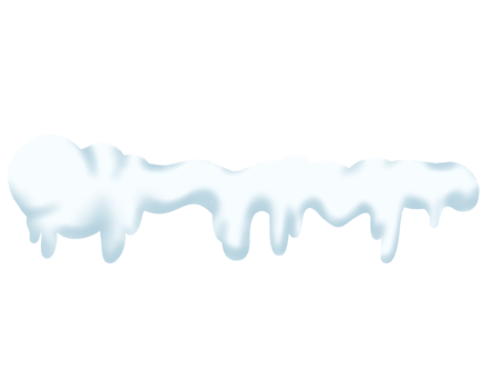 Roof Snow Cap white clipart png
