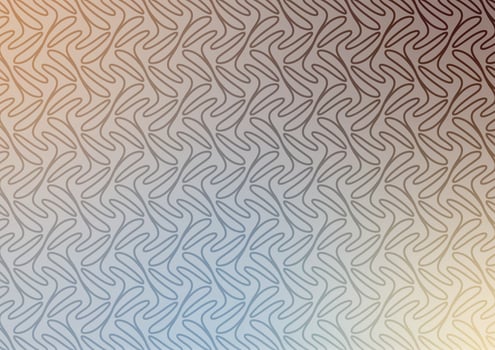 Abstract brown pattern line art background vector