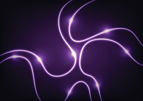 Curve light line abstract dynamic art background vector