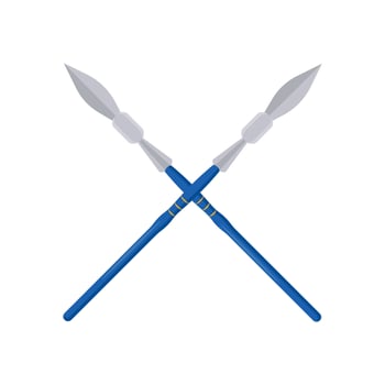 African Spear, African Symbols Illustration vector