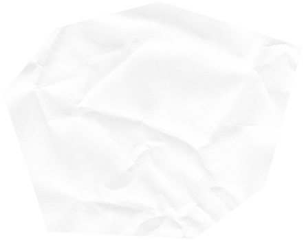 Piece of white paper texture tear. Jagged edges and crumpled torn paper. png