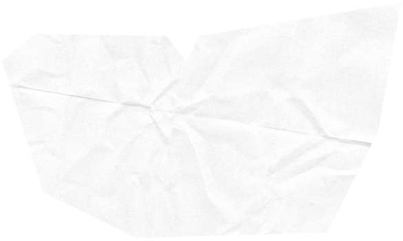 White paper texture ripped torn. Jagged edges and crumpled paper. png
