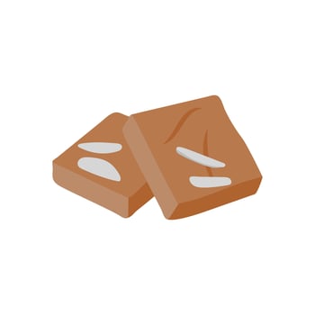 Besan Bar, Sweets Illustration vector