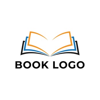 book education logo design concept creative idea vector