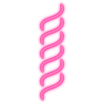 Neon spiral line. Neon lights effect. Electric lamp design on the wall png