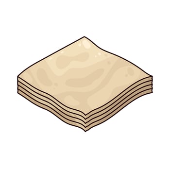 Illustration of Paper Napkin vector
