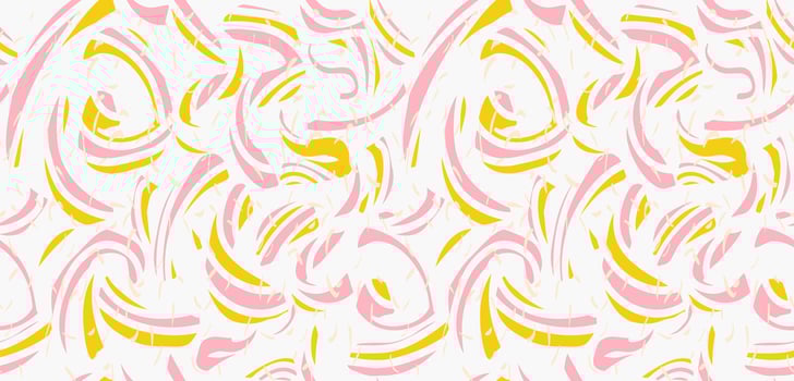 Abstract organic shapes seamless pattern on a white background. hand drawn pink curved shape and wavy lines and drops, spots. Contemporary minimalist print. Plain dynamic geometric ornament vector