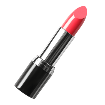 Pink lipstick isolated on transparent background png