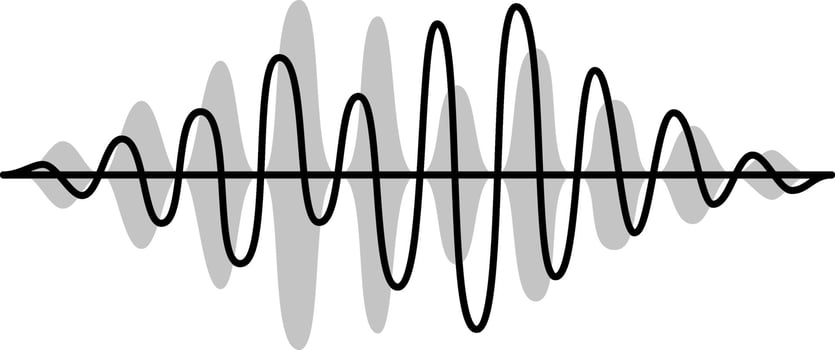 Black and gray sound waves visualizing abstract music waves, representing radio signal frequencies and showcasing digital voice tune equalizers in a dynamic and modern design vector