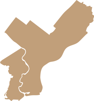silhouette american city on philadelphia png