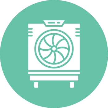 Cooler Illustration Icon vector