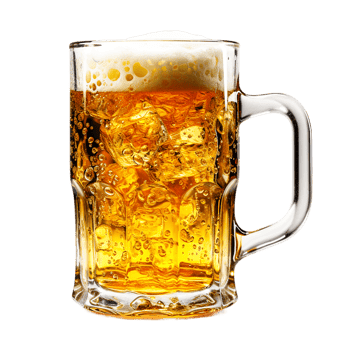 Realistic Food Illustration of a Bear Mug in Format with Transparent Background png