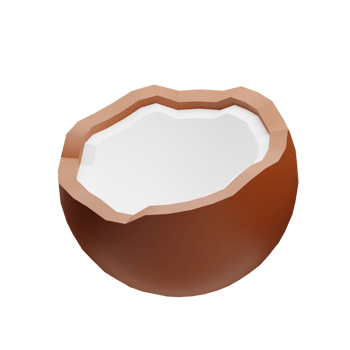 Coconut 3D Illustration png