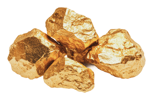 Golden rocks showcasing natural beauty and value png
