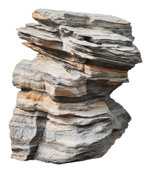 Unique layered rock creates striking visuals png