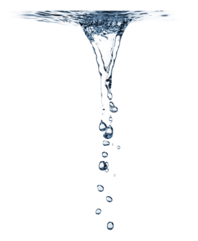 Water cascade creates a serene flow in motion png
