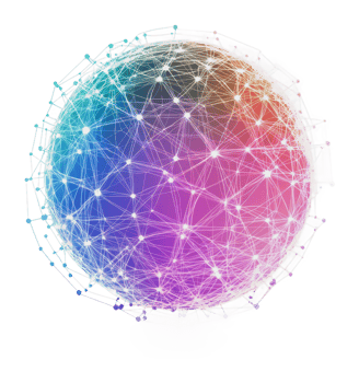 Colorful globe symbolizing connectivity png