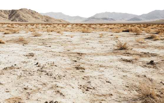 Dry landscape in a desert location during daylight png