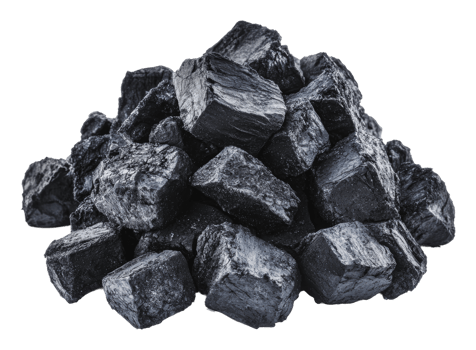 Coal pile for fuel and energy png