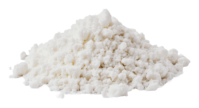 Himalayan salt heap on a white background png