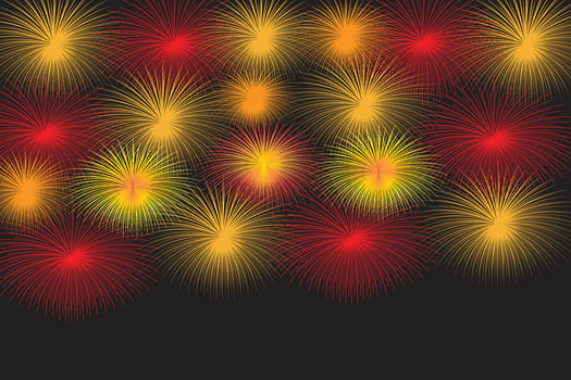 Background Firework design vector