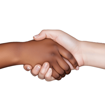Handshake Between Diverse Individuals on Transparent Background png