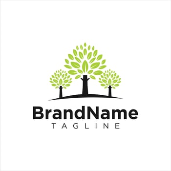 Logo design for a tree company vector