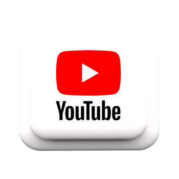 YouTube Logo with Bold Red png