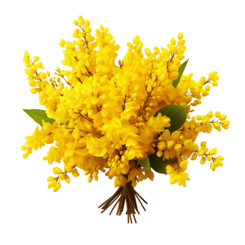 Vibrant Yellow Flower Arrangement for Seasonal and Festive png