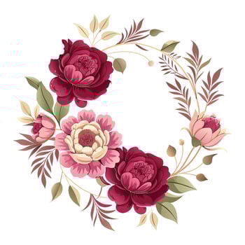 Vintage Floral Graphic Design. Summer Rose and Lily Flowers for T-shirt, Fashion vector
