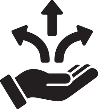 design of a Decision icon vector